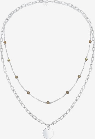 ELLI PREMIUM Ketting 'Layer' in Zilver: voorkant