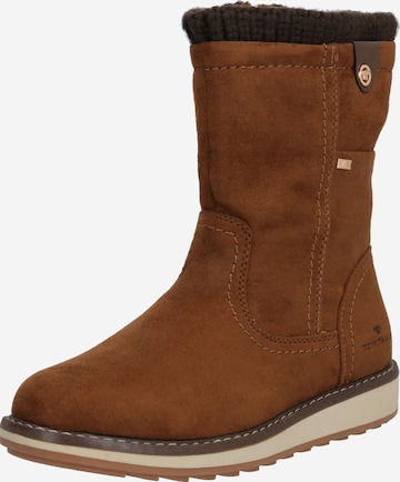 TOM TAILOR Snow boots in Brown: front