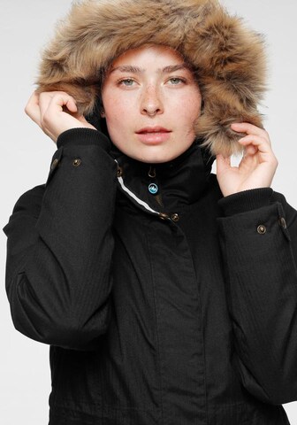 POLARINO Parka in Schwarz