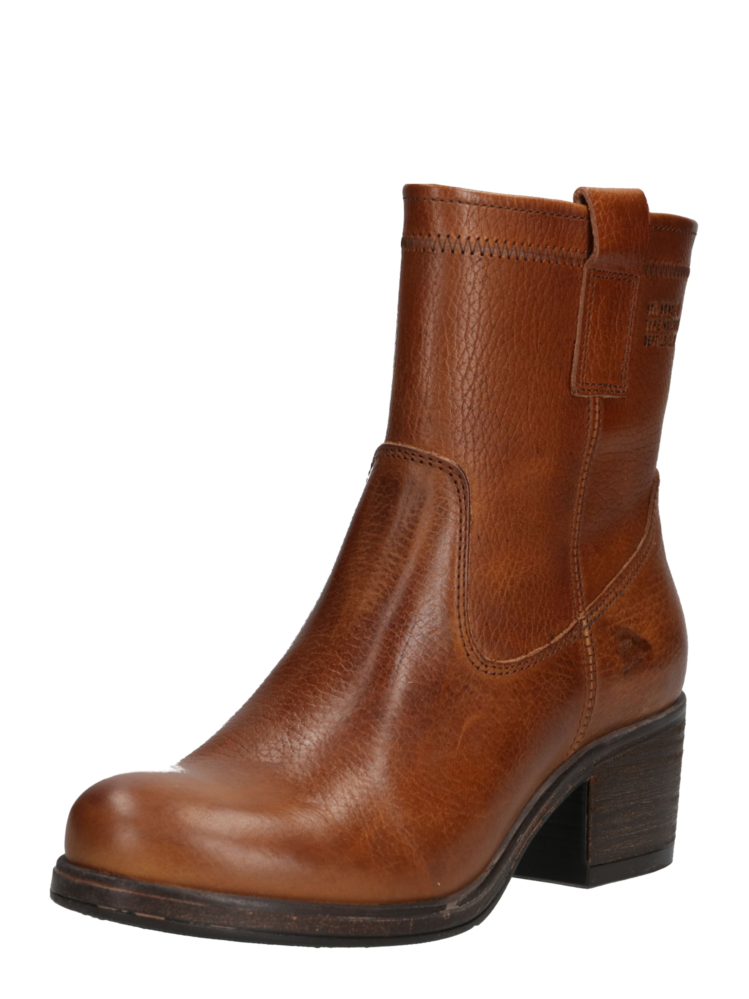 BULLBOXER - Enkellaarsjes in de kleur Cognac