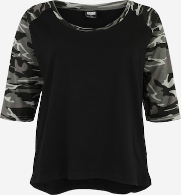 Urban Classics Shirt in Black: front