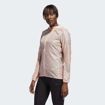 Veste de sport 'Response' ADIDAS SPORTSWEAR en rose : devant