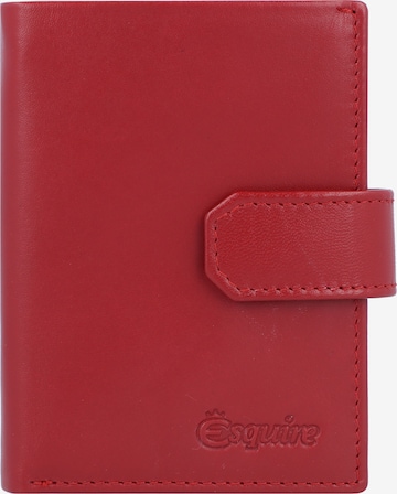 Esquire Wallet 'New Silk' in Red: front