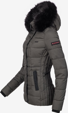 MARIKOO Winter Jacket 'Unique' in Grey