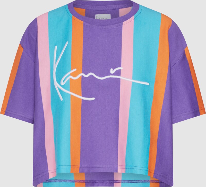 adidas Originals - T Shirt in Violett mit Kleeblattlogo adidas Originals - T Shirt in Violett mit Kleeblattlogo