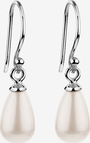 Boucles d'oreilles Nenalina en blanc : devant