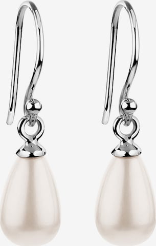 Boucles d'oreilles Nenalina en blanc : devant