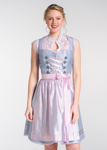 SPIETH & WENSKY Dirndl 'Nelanie' in Blue: front