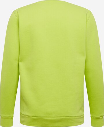 BOSS Orange Regular Fit Sweatshirt 'Weevo' in Grün