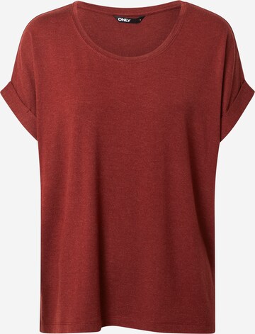 ONLY T-shirt 'Moster' i röd: framsida
