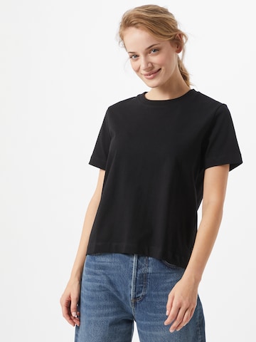 Samsøe Samsøe - Camiseta 'Camino' en negro: frente