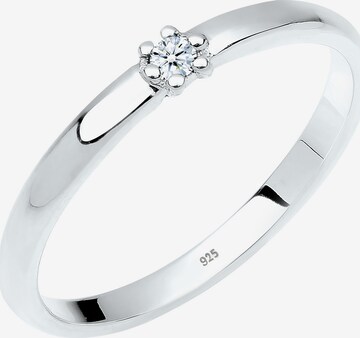 Elli DIAMONDS Ring in Zilver: voorkant