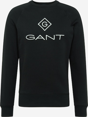 GANT Sweatshirt 'Lock Up' in Black: front