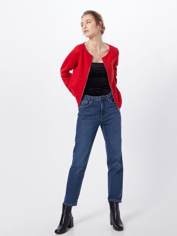 QS Sweatjacke in Rot