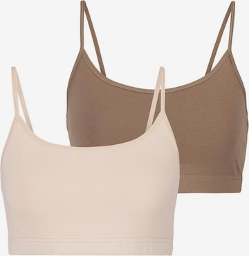 LASCANA Bra in Brown: front