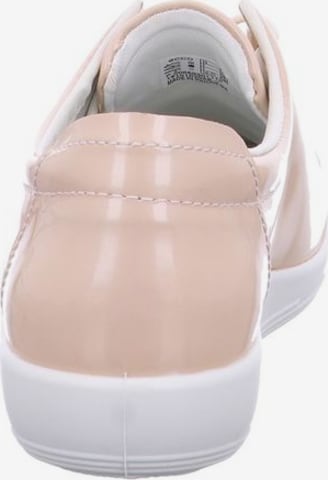 Chaussure de sport à lacets 'Soft 2.0' ECCO en rose