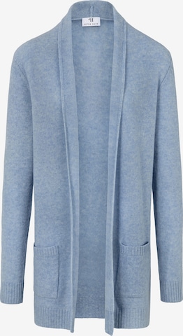 Peter Hahn Knit Cardigan in Blue: front