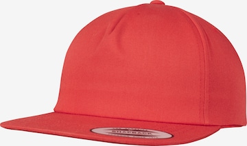 Cappello da baseball di Flexfit in rosso: frontale