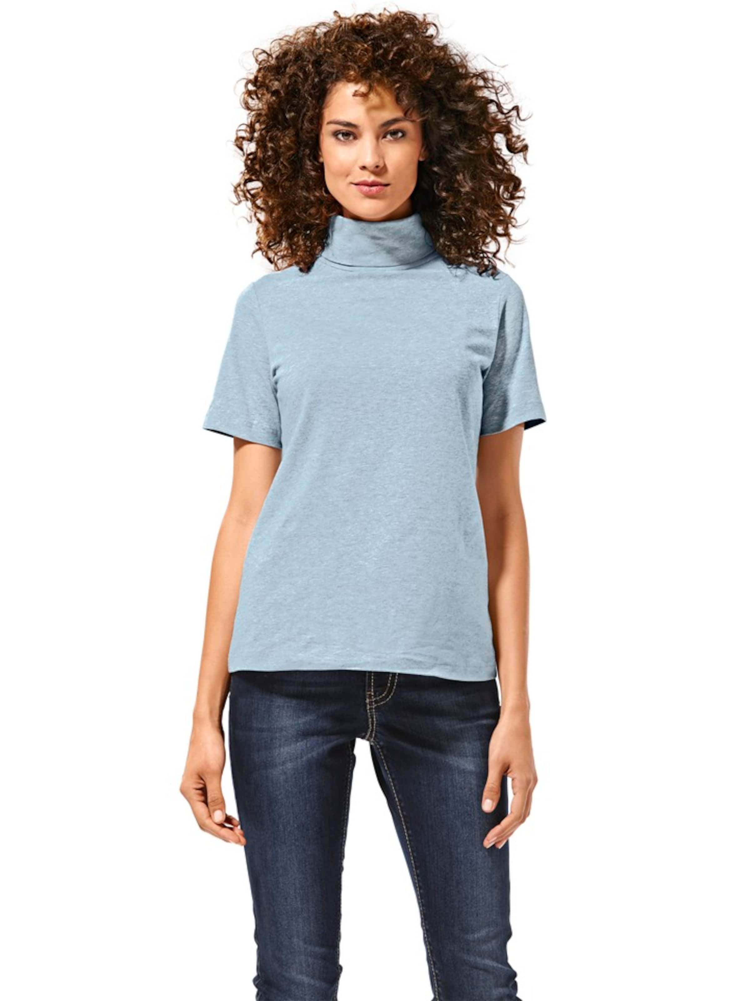 heine T-shirt i blå: framsida