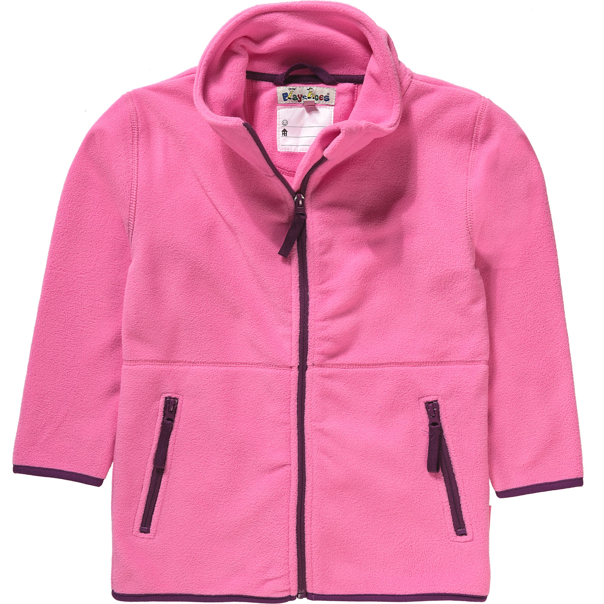 Regular fit Giacca di pile di PLAYSHOES in rosa: frontale