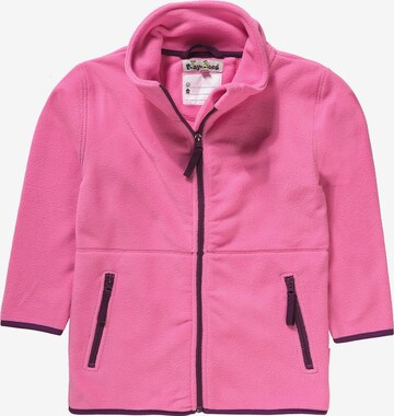 PLAYSHOES Regular fit Fleece jas in Roze: voorkant