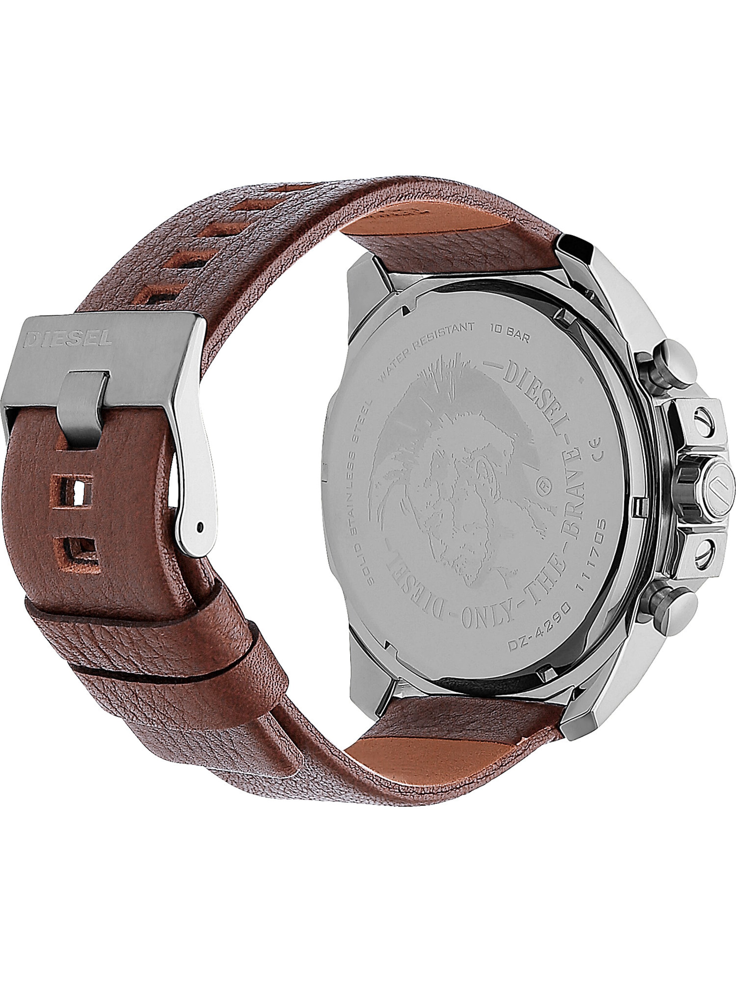 DIESEL Analóg órák 'Mega Chief' - barna