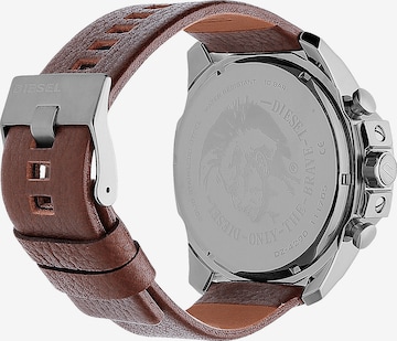 DIESEL Analoog horloge 'Mega Chief' in Bruin