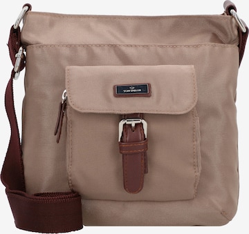 TOM TAILOR Crossbody Bag 'Rina' in Beige: front