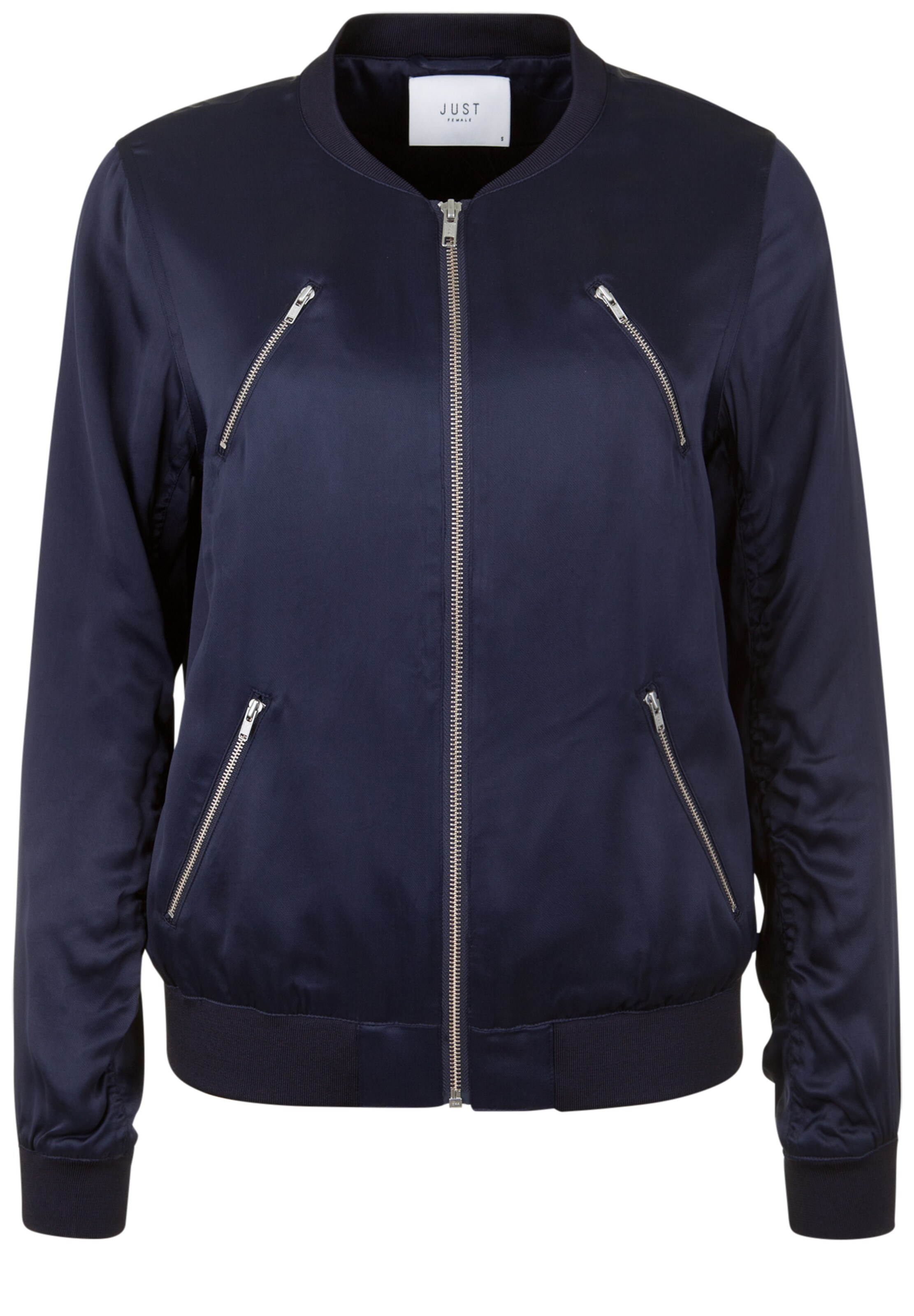 JUST FEMALE - Tussenjas 'PANTER' in de kleur Donkerblauw