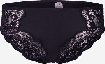 Slip 'Amourette Charm Maxi' TRIUMPH en noir : devant