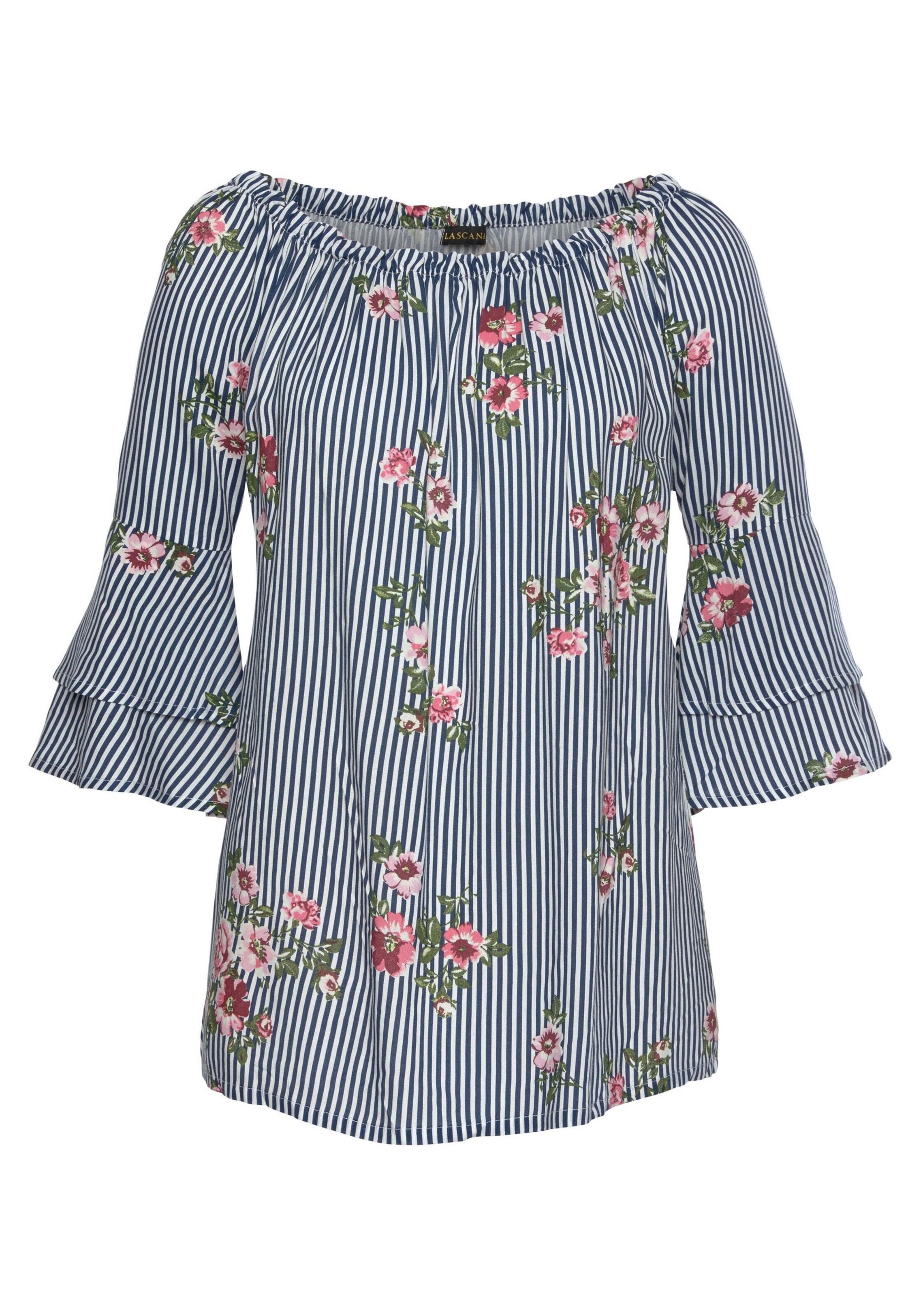 LASCANA Bluse in Blau: Vorderseite