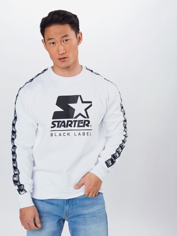 Starter Black Label Regular Fit Sweatshirt in Weiß: predná strana