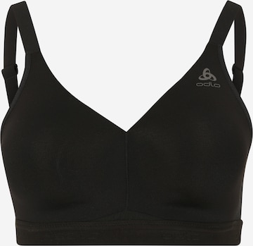 Sutien sport 'CLASSIC HIGH' de la ODLO pe negru: față