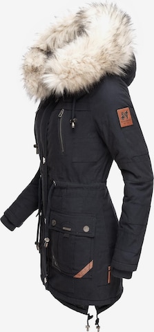 NAVAHOO Winter parka 'Honigfee' in Blue