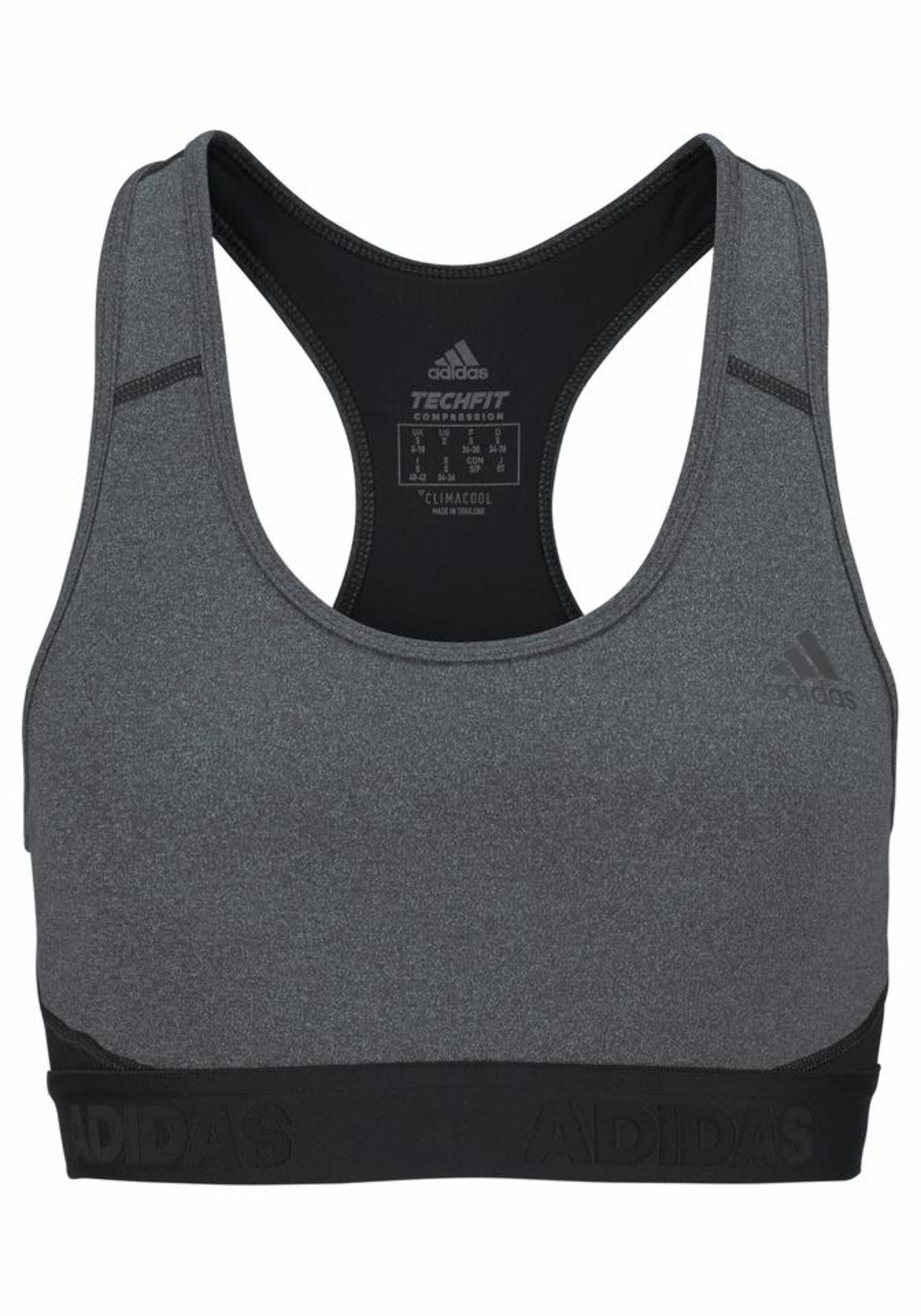 ADIDAS PERFORMANCE - Sport-BH 'Don't Rest Alphaskin' in graumeliert