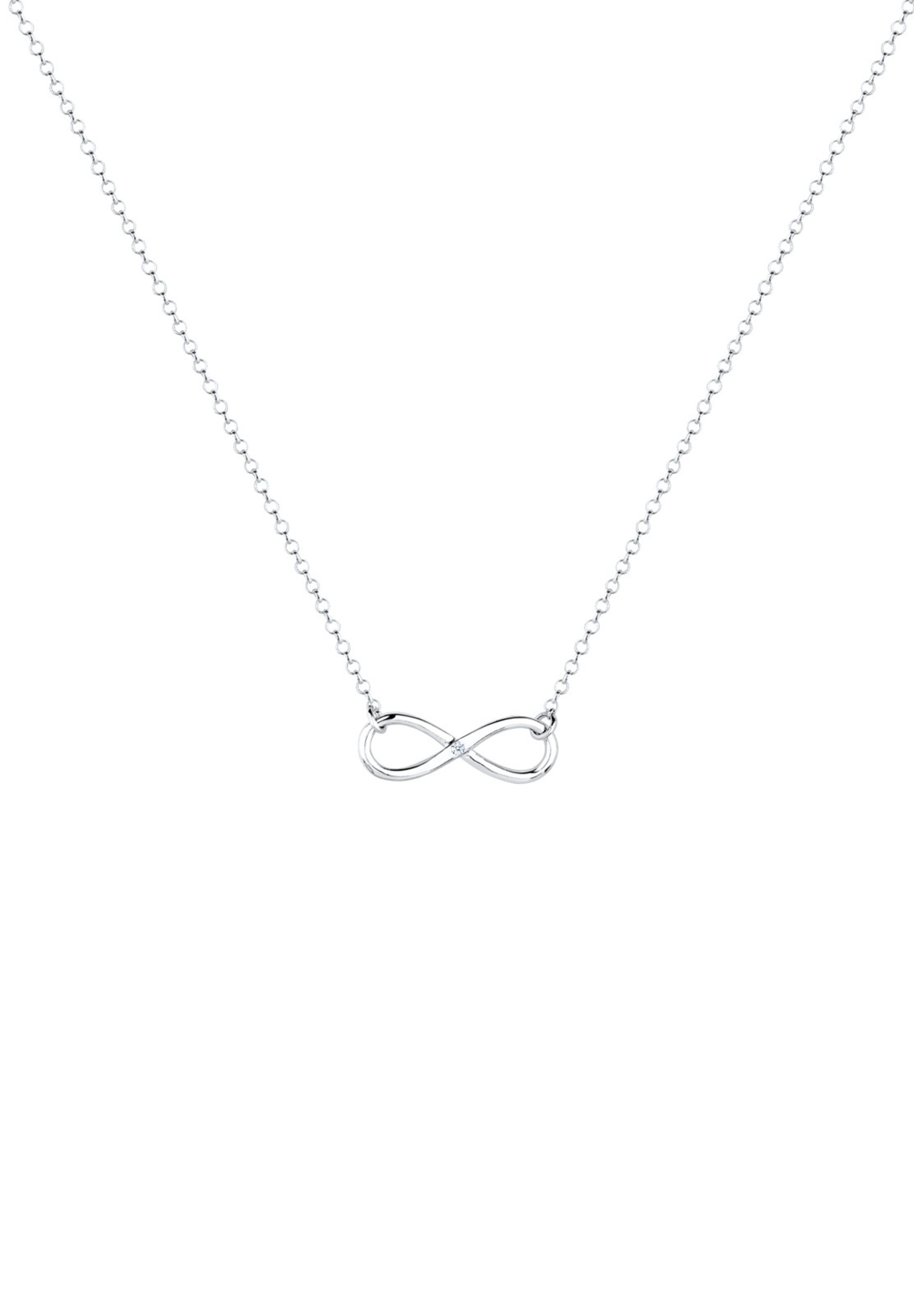 Elli DIAMONDS Necklace 'Infinity' in Silver