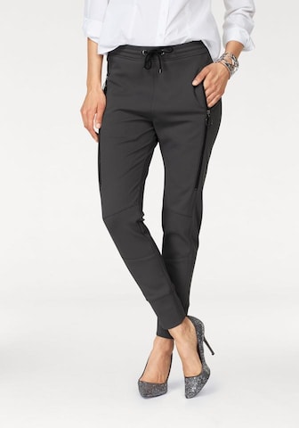 MAC Tapered Broek 'Future 2.0' in Grijs: voorkant