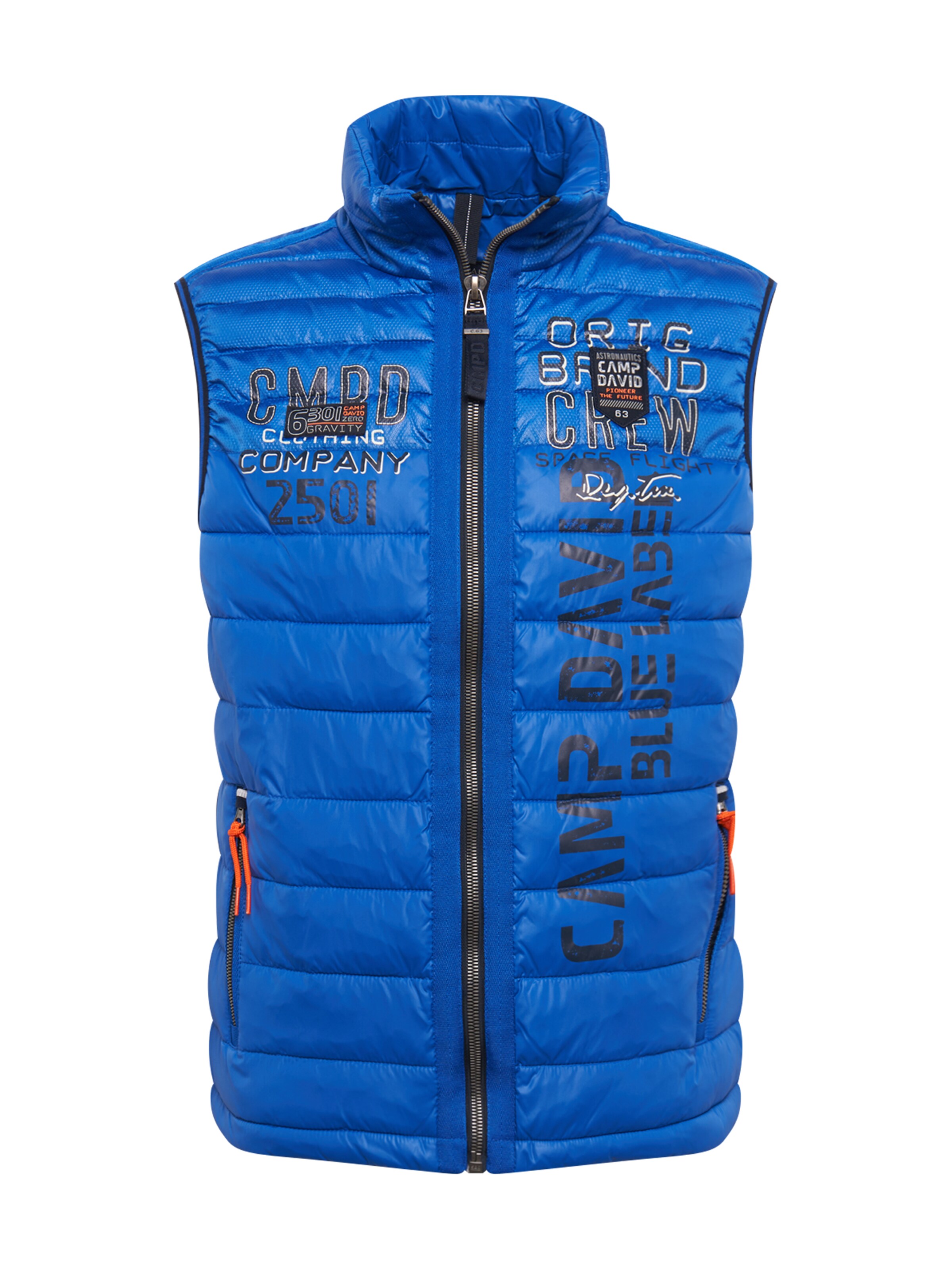 CAMP DAVID - Bodywarmer in de kleur Blauw