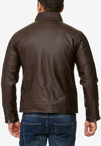 INDICODE JEANS Between-Season Jacket 'Brook' in Brown