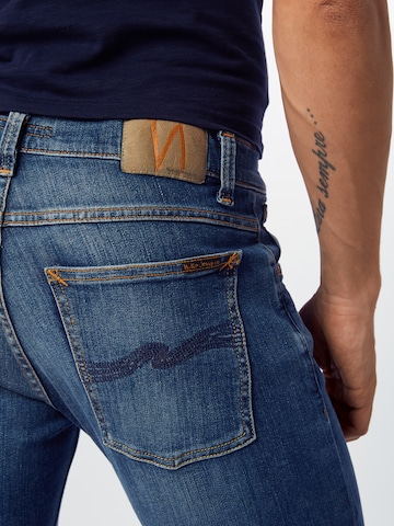 Nudie Jeans Co Skinny Džíny – modrá