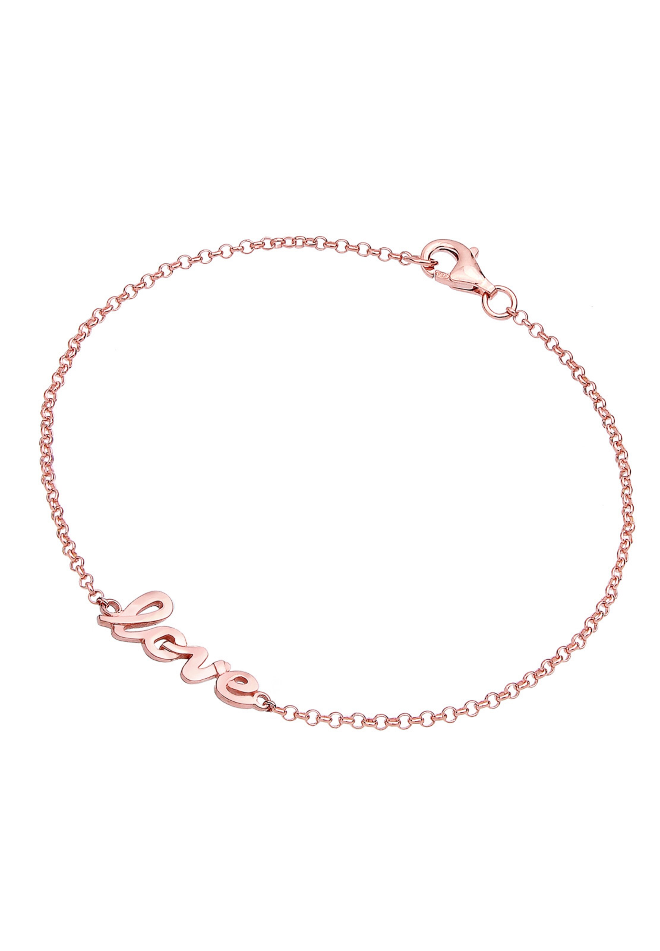 ELLI Armband 'Love' in Goud