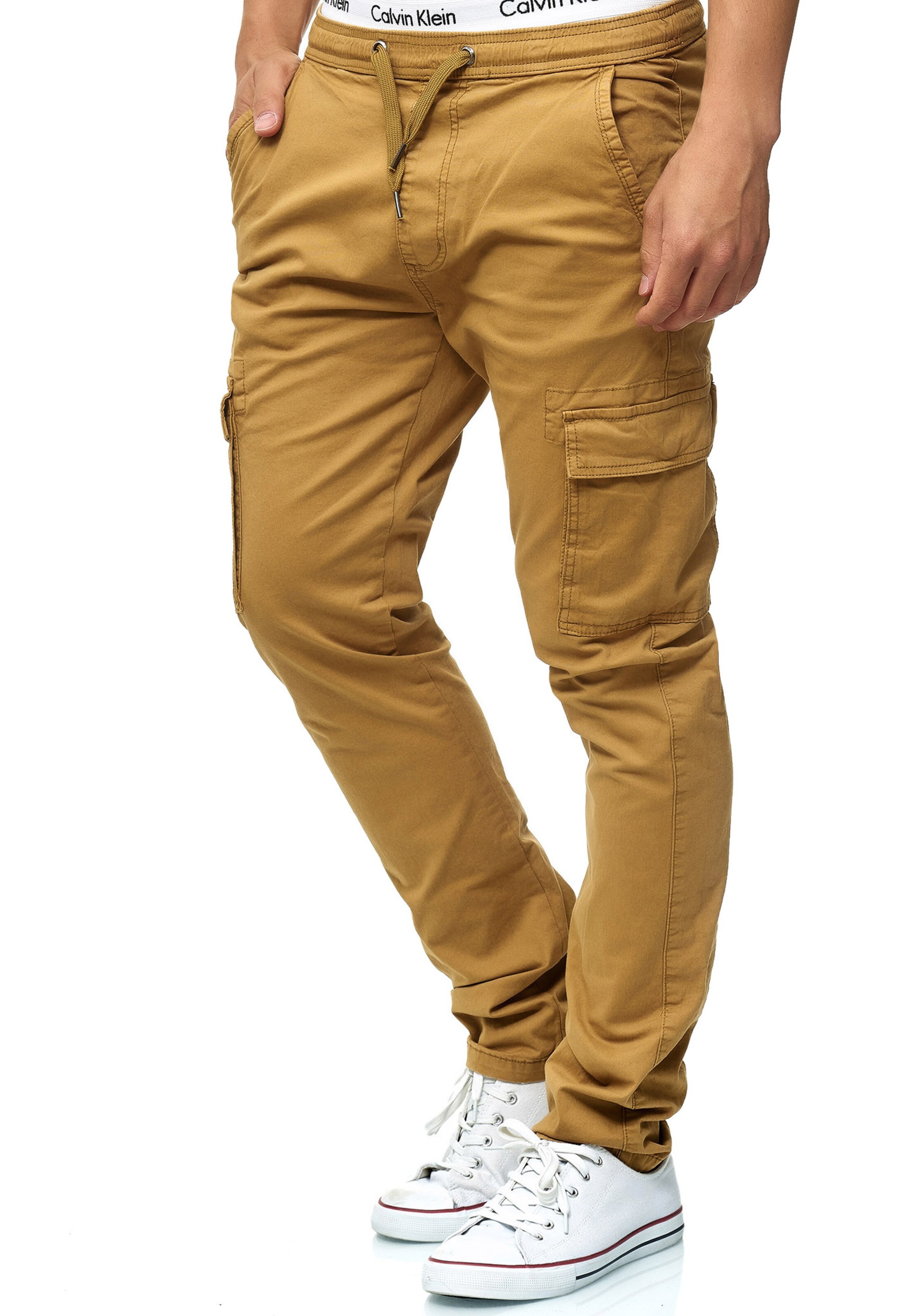 INDICODE JEANS Regular Hose 'Broadwick' in Braun
