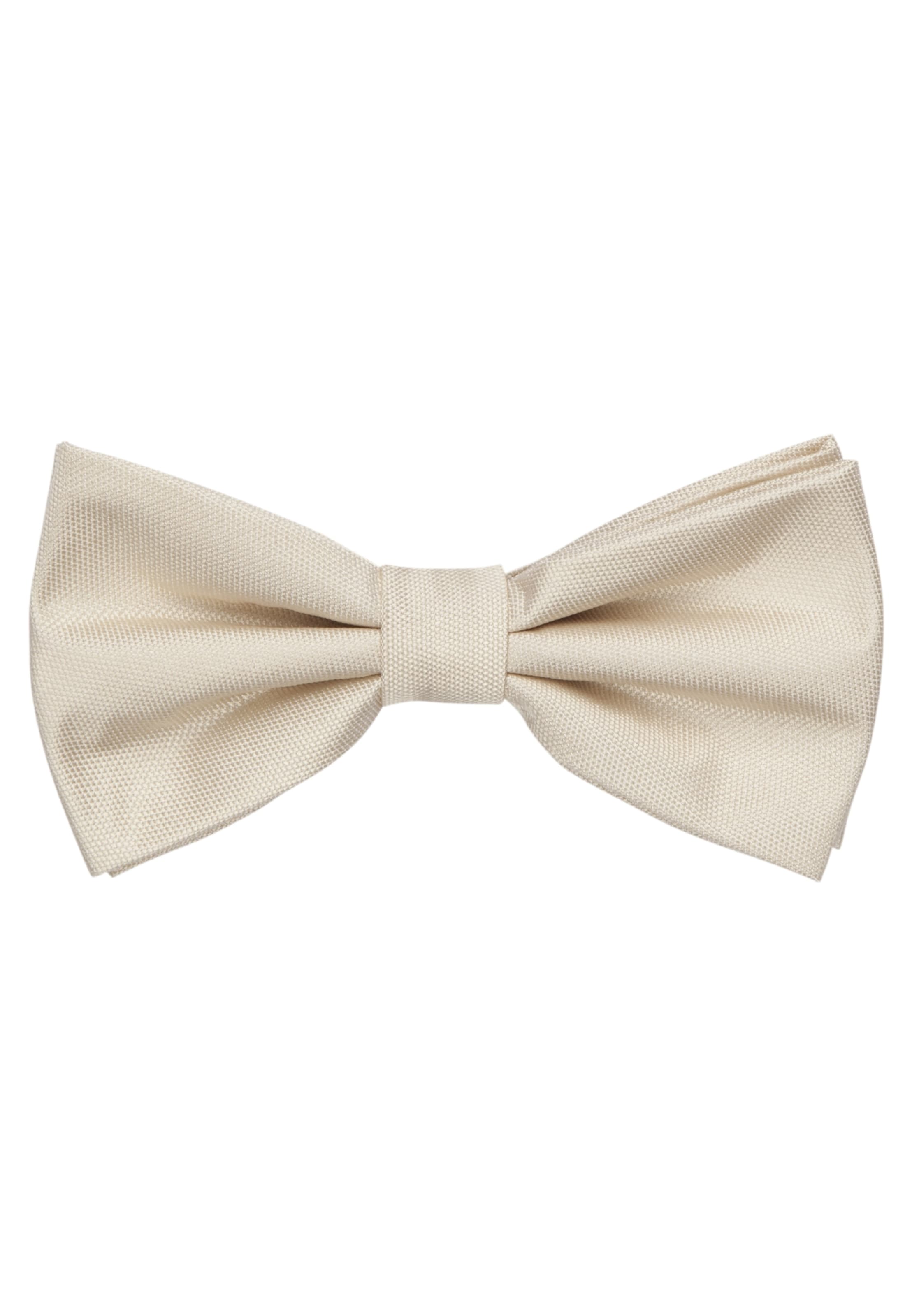 SEIDENSTICKER - Vlinderdasje 'Schwarze Rose ' in de kleur Crème