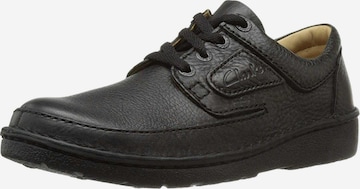 CLARKS Lace-Up Shoes 'Nature II' in Black: front