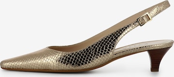 EVITA Slingback Pumps in Gold