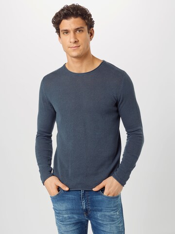 Coupe regular Pull-over JACK & JONES en bleu : devant