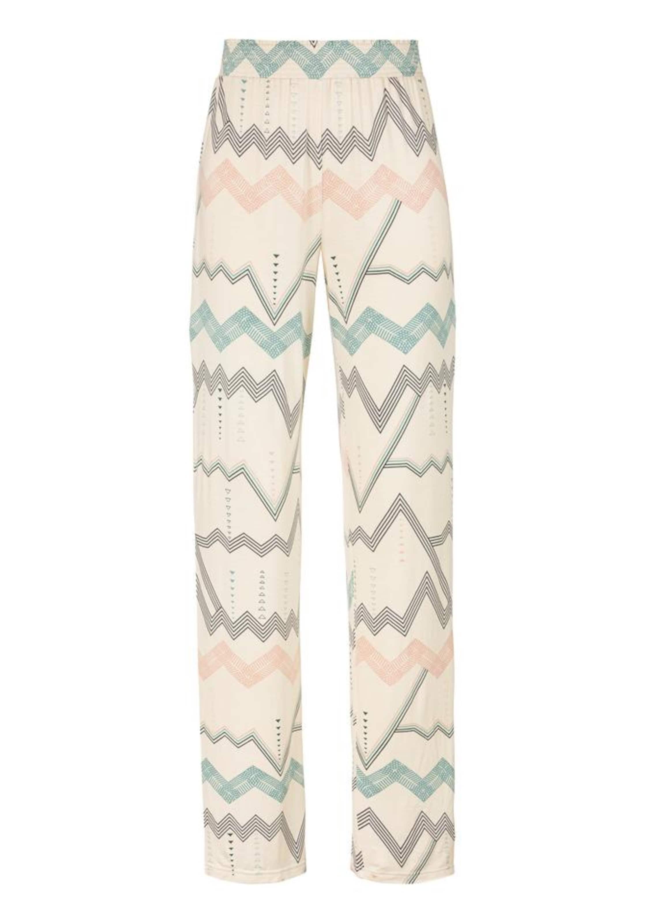 LASCANA Pyjamahose in Beige: Vorderseite