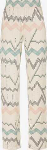 LASCANA Pyjamahose in Beige: predná strana