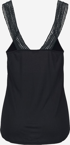 LASCANA Top in Schwarz