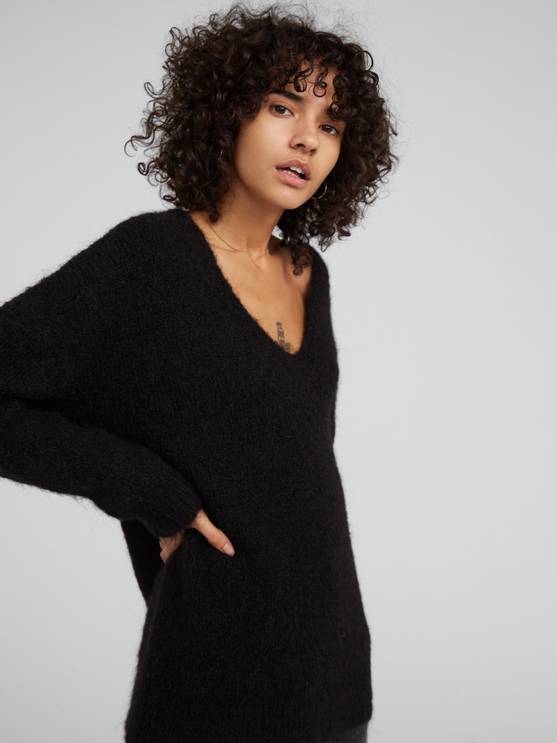 Knitwear EDITED Fine-knit sweaters Black